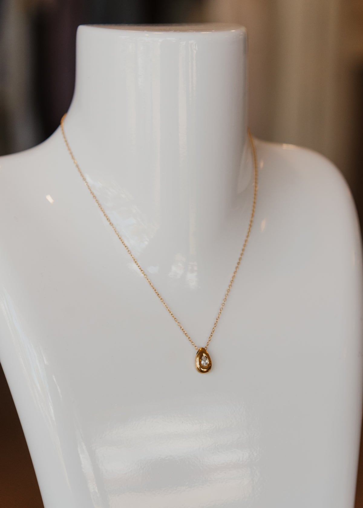 The Crystal Drop Necklace