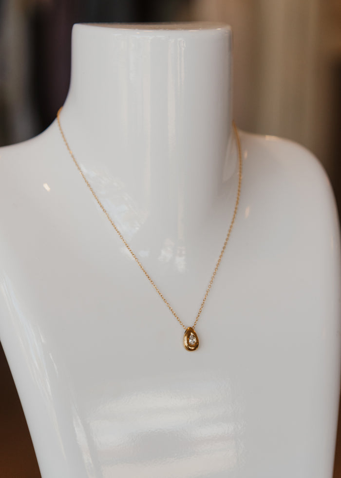 The Crystal Drop Necklace