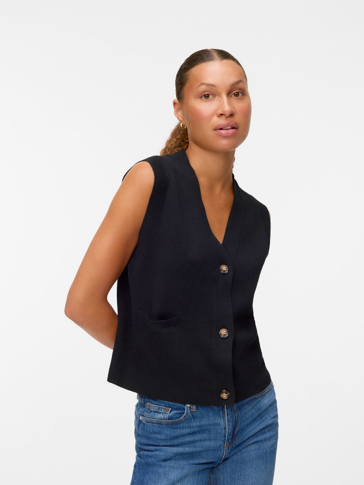 The Saba V-Neck Vest