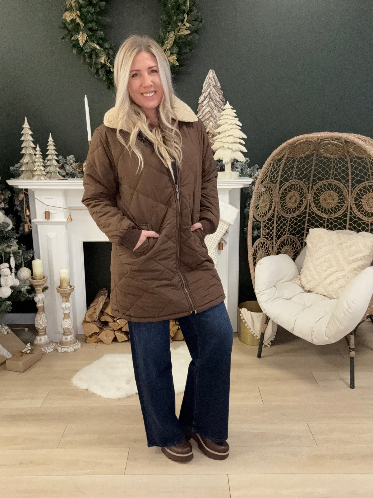 The Sydney Reversible Sherpa Coat