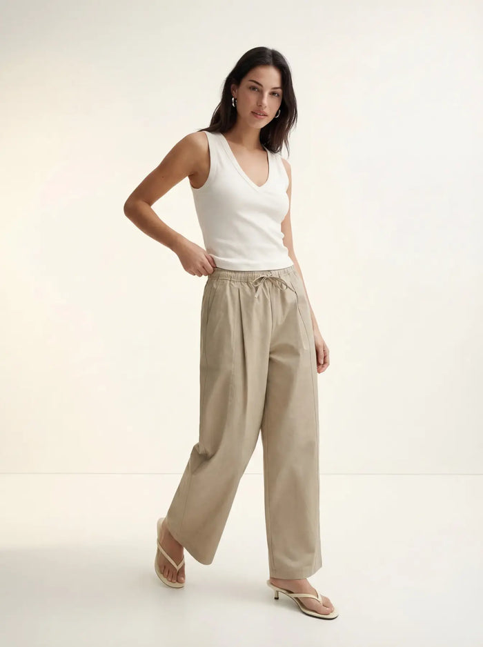The Chloe Deep V-neck Tank