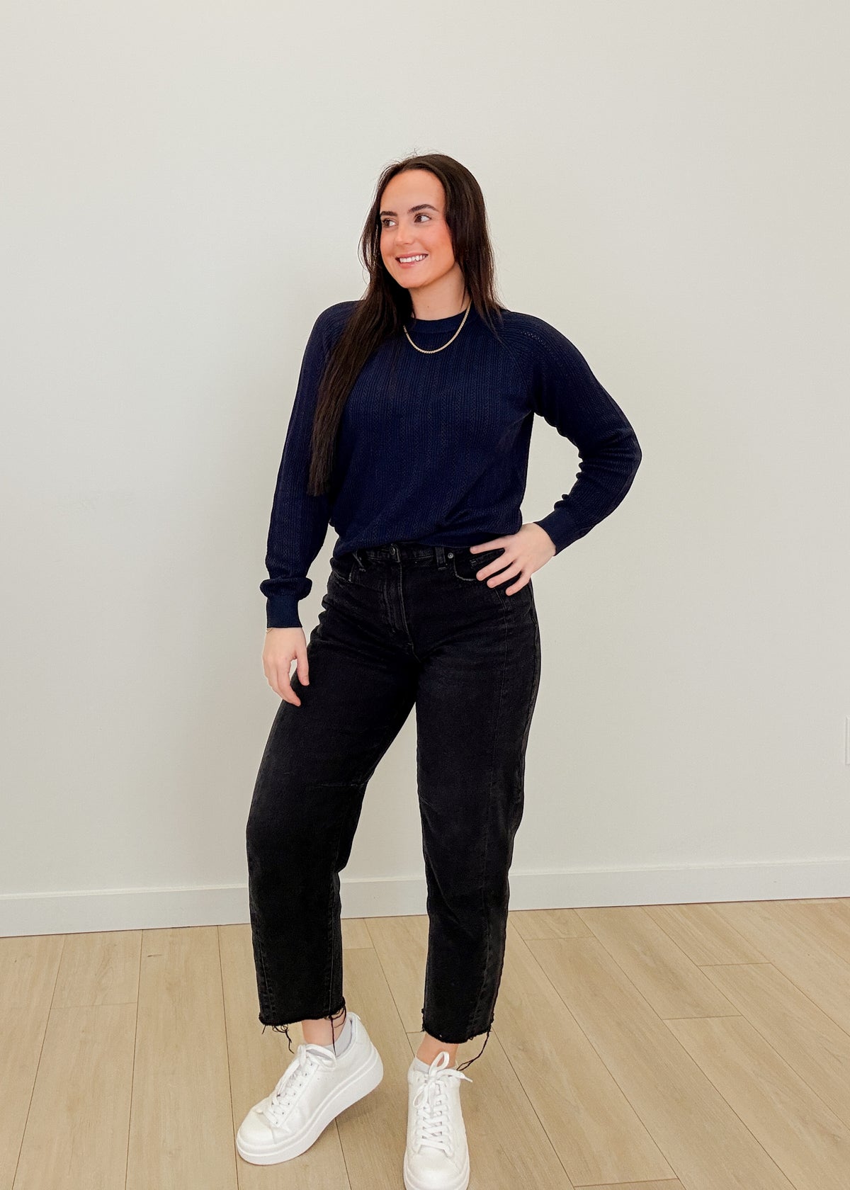 The Pointelle New Lex Pullover
