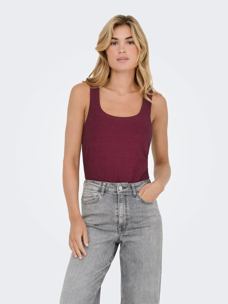 The Lea Glitter 2-Way Tank