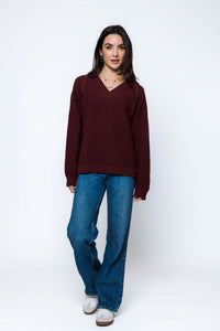 The Leandra V-Neck Pullover