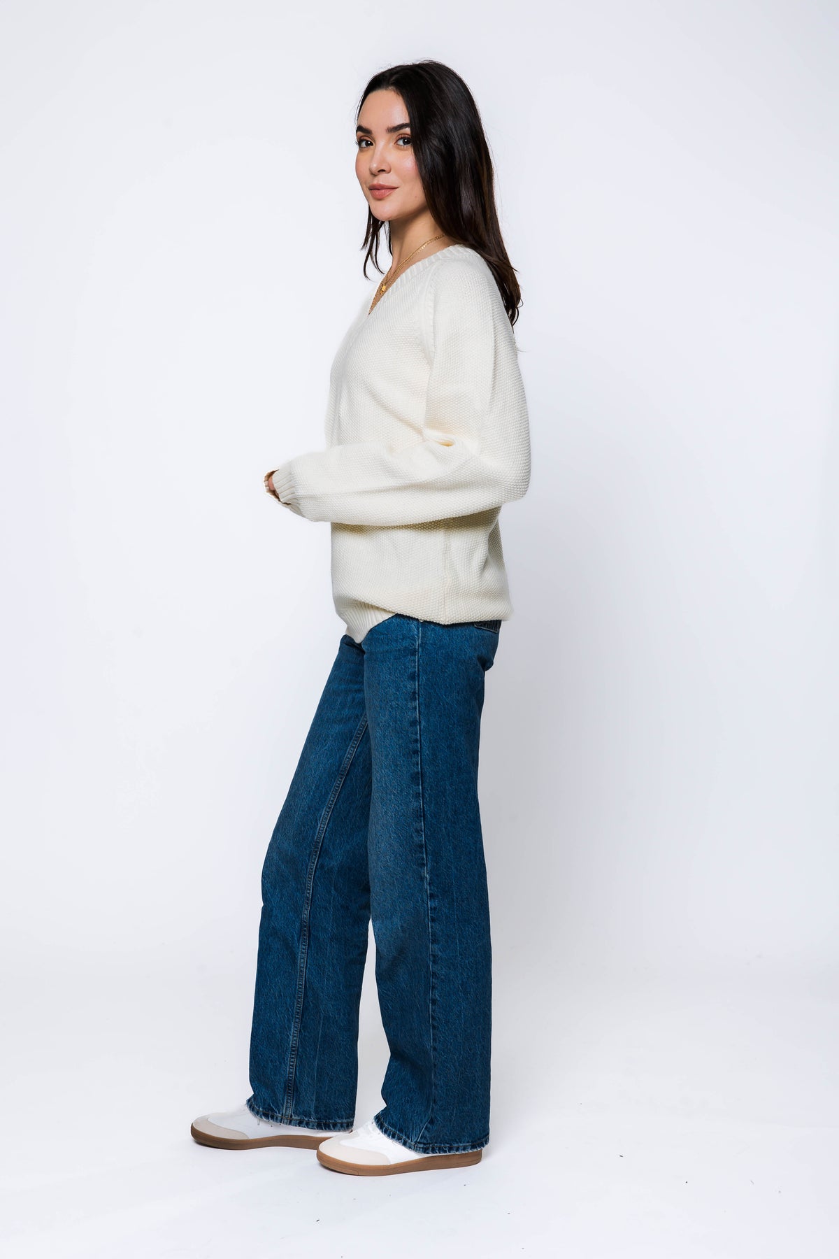 The Leandra V-Neck Pullover