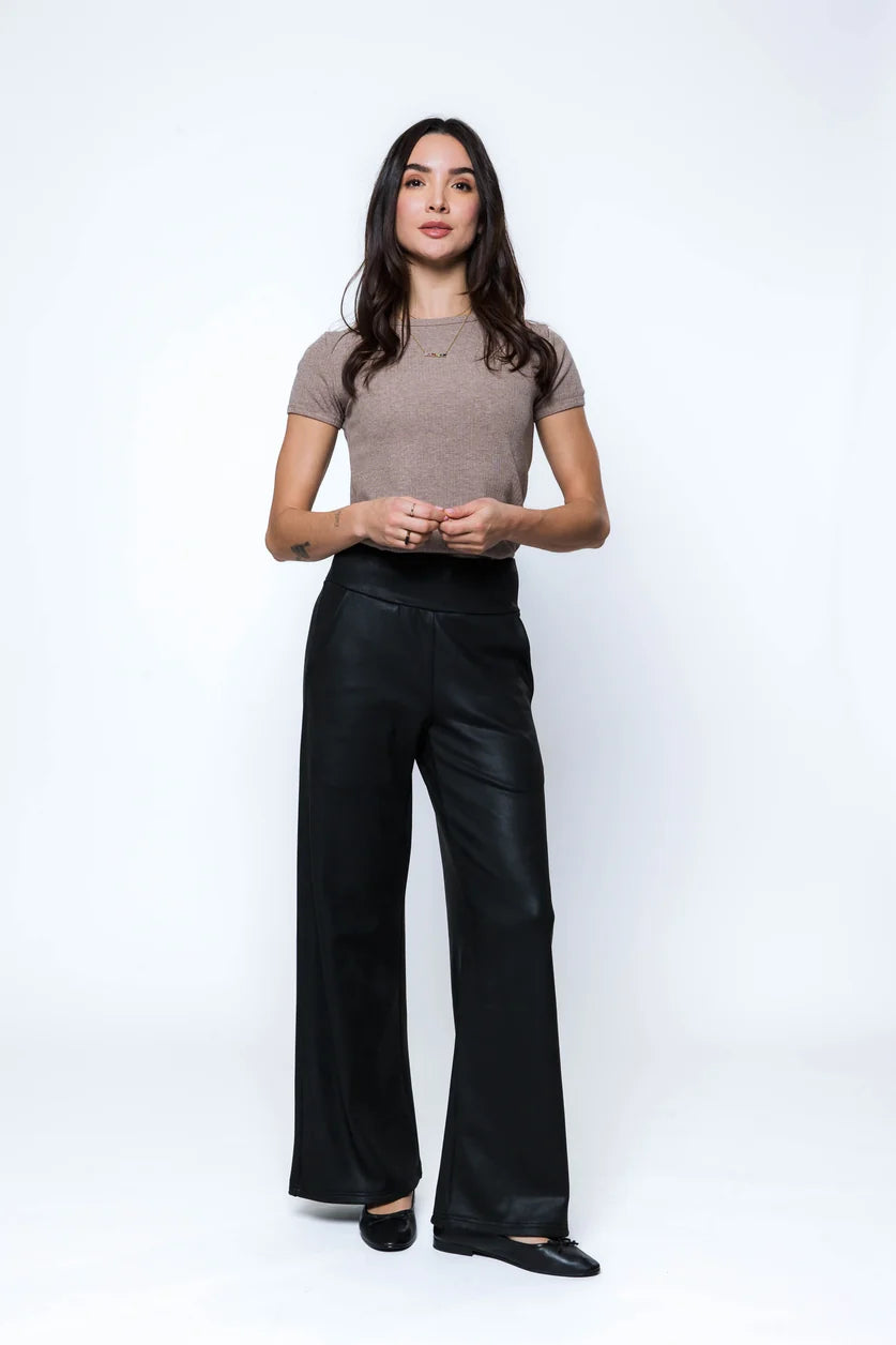 The Cora Faux Leather Pants