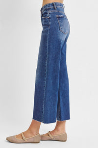 The Kinley Wide Leg Crop Jeans