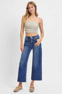 The Kinley Wide Leg Crop Jeans