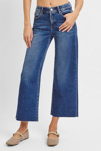 The Kinley Wide Leg Crop Jeans