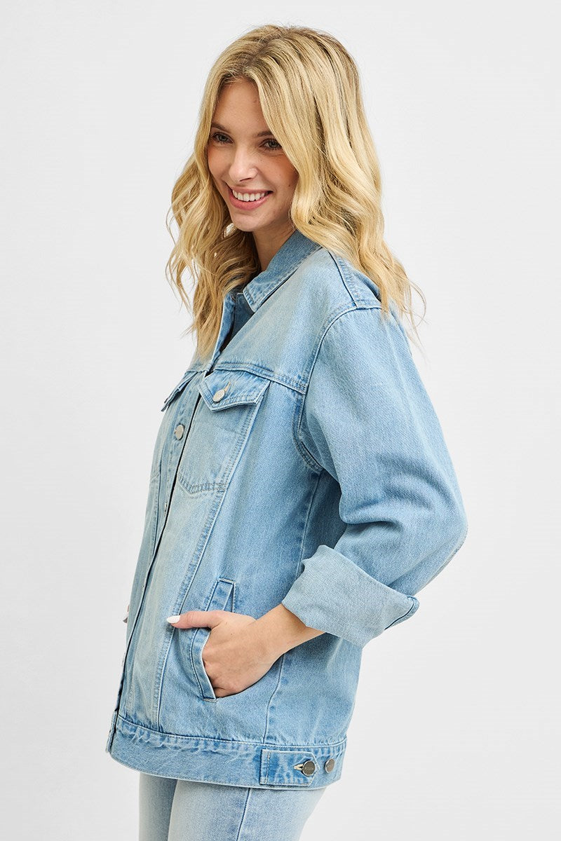 The Ollie Oversized Denim Jacket