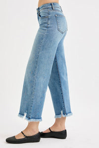 The Portia Wide Leg Crop Jeans