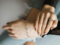 The Connection Paperclip Braclet