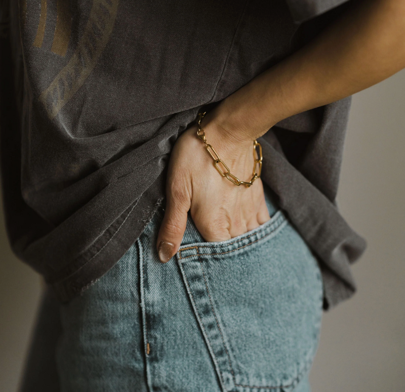 The Connection Paperclip Braclet