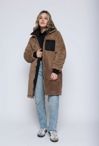 The Sydney Reversible Sherpa Coat