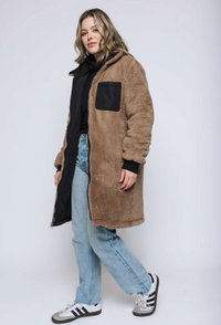The Sydney Reversible Sherpa Coat
