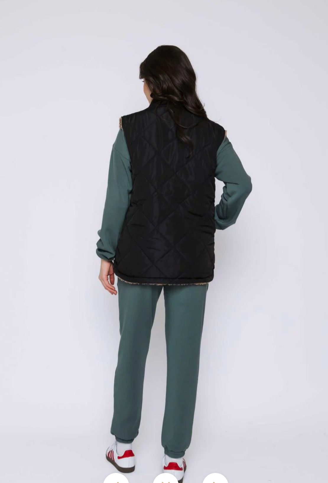 The Julie Reversible Sherpa Lined Vest