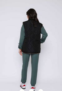 The Julie Reversible Sherpa Lined Vest