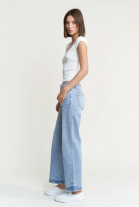 The Kolby Mid Rise Straight Denim