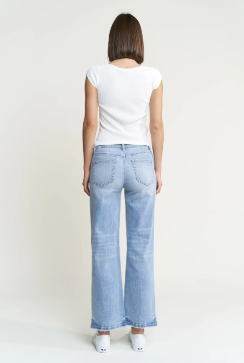 The Kolby Mid Rise Straight Denim