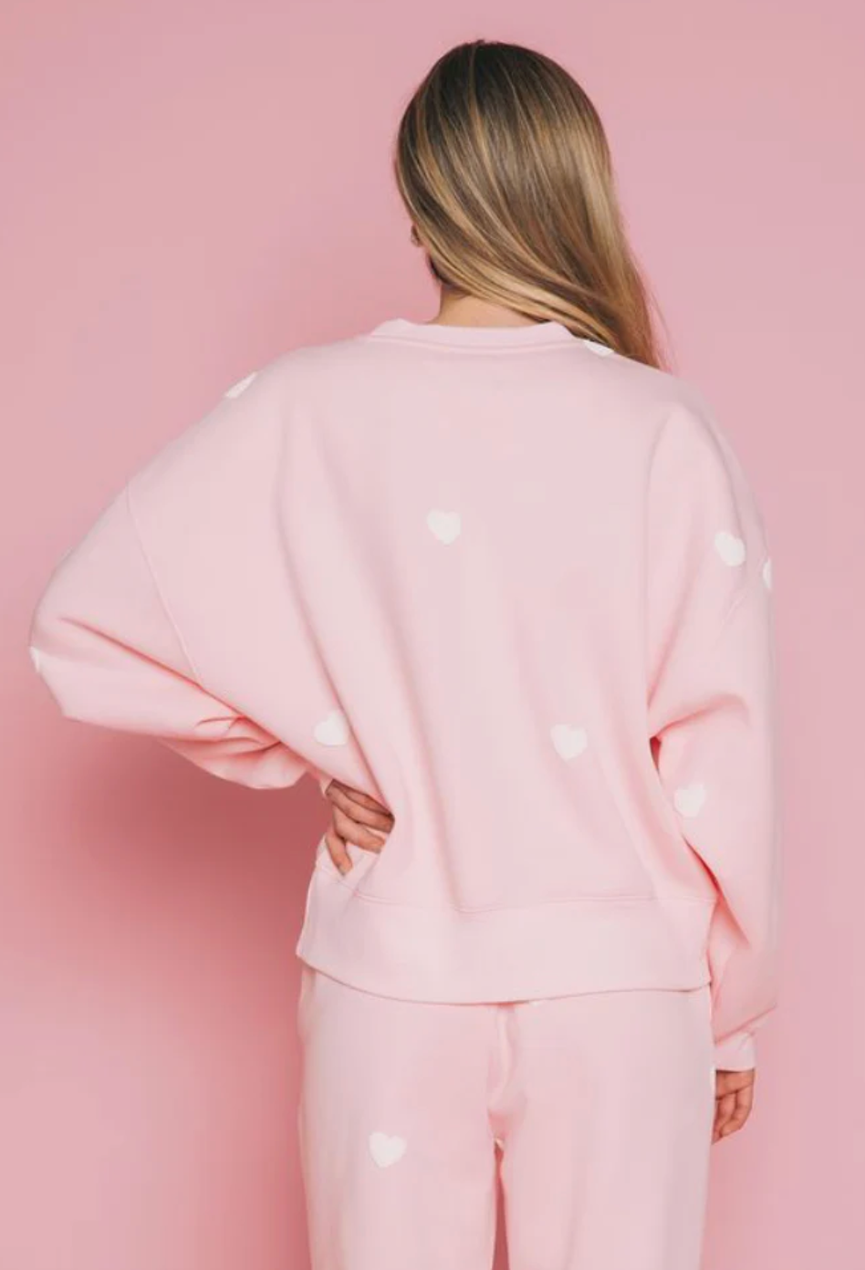 The All Over Heart Crewneck