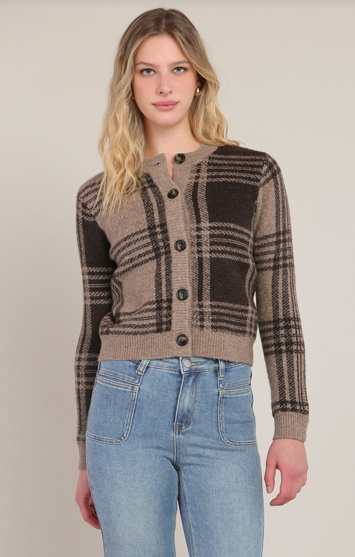 The Alpine Plaid Cardigan