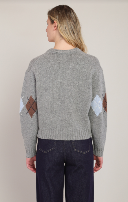 The Clara Argyle Sweater