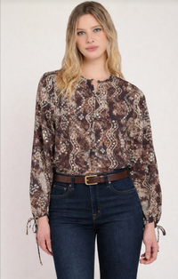 The Selena Print Blouse