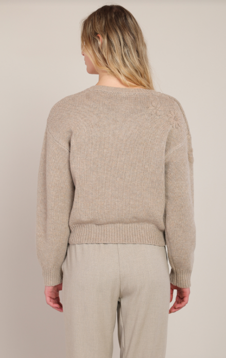 The Rosalie Flower Sweater