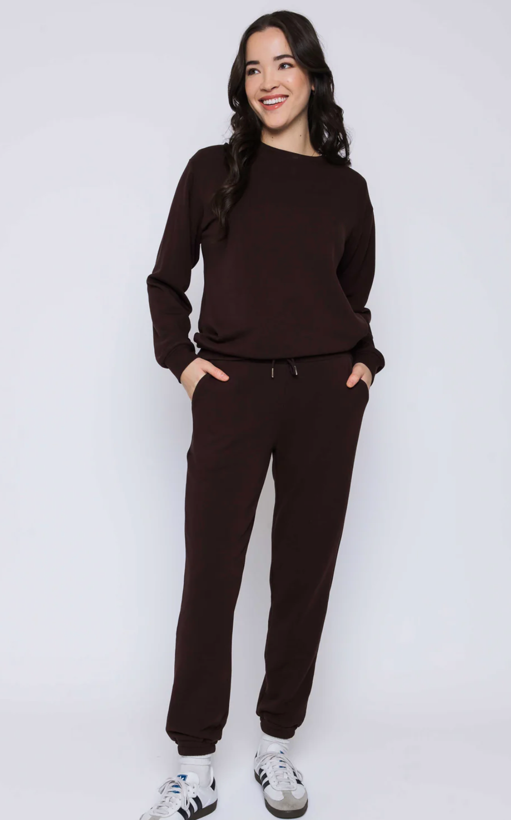 The Jenna Luxe Fleece Crew Neck