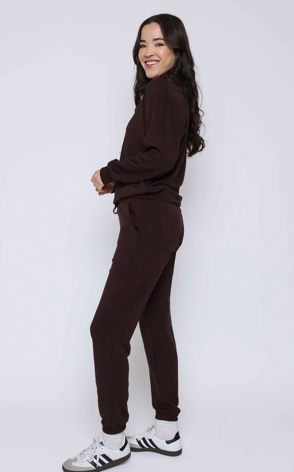 The Jenna Luxe Fleece Crew Neck