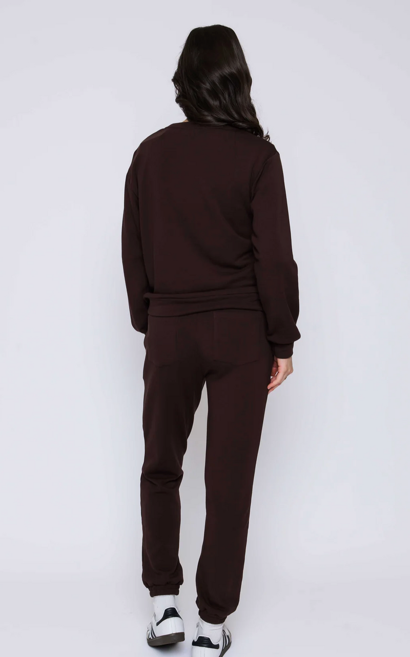 The Jenna Luxe Fleece Crew Neck