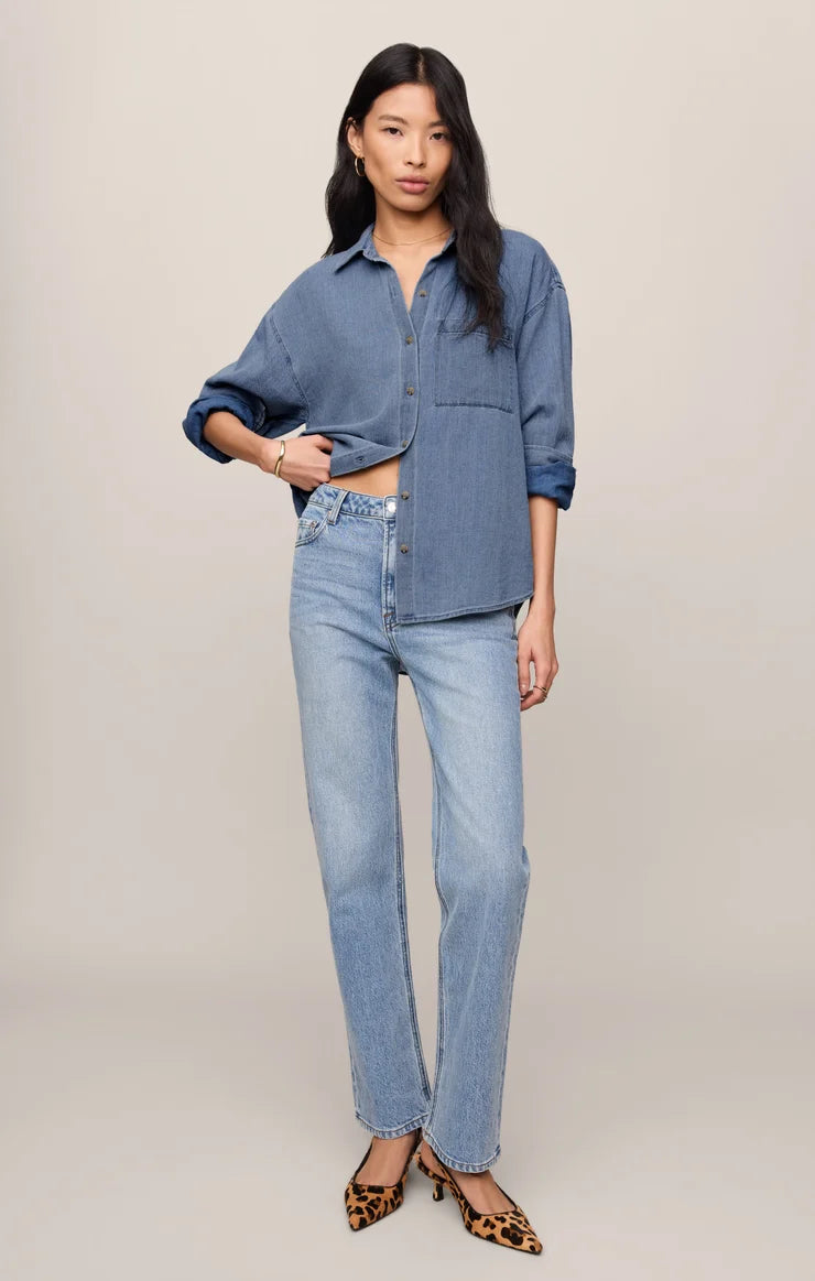 The Perfect Twill Button Up