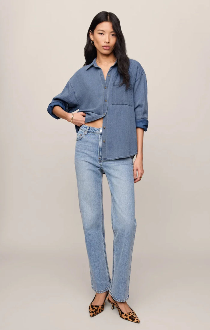 The Perfect Twill Button Up