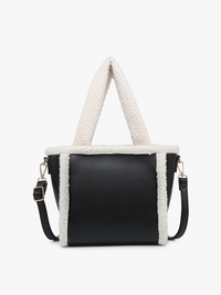 The Helsinki Sherpa Trim Satchel/Crossbody