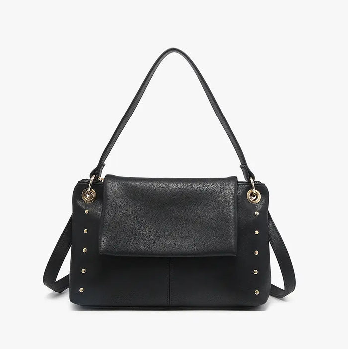 The Juliana Studded Shoulder Bag