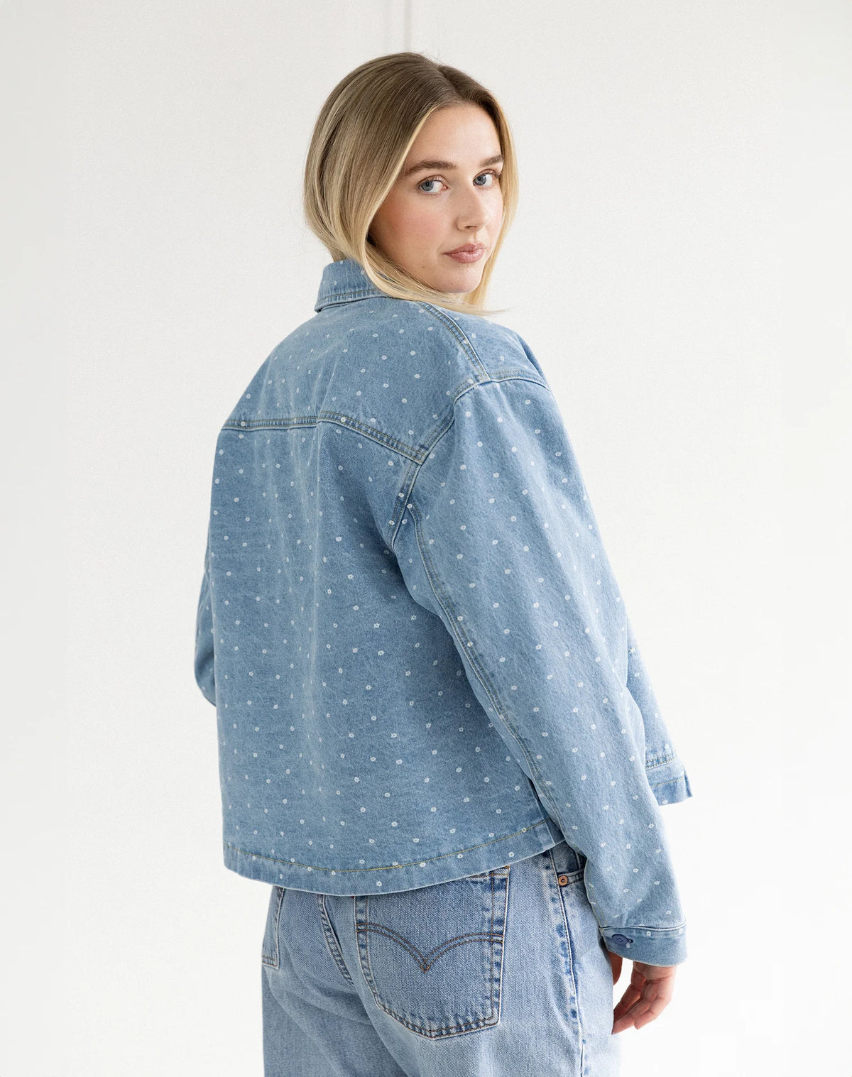 The Floral Denim Jacket