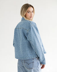 The Floral Denim Jacket