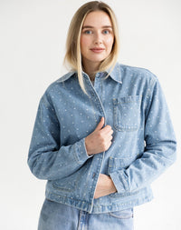 The Floral Denim Jacket