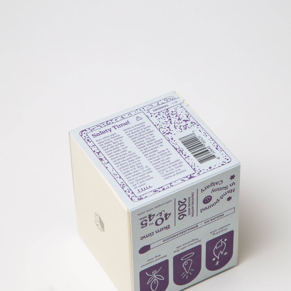 The Blueberry Tea Candle - Blueberry, Amber, Vanilla