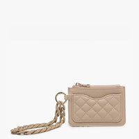 The Rhodes Quilted Wallet w/ Chain Bangle