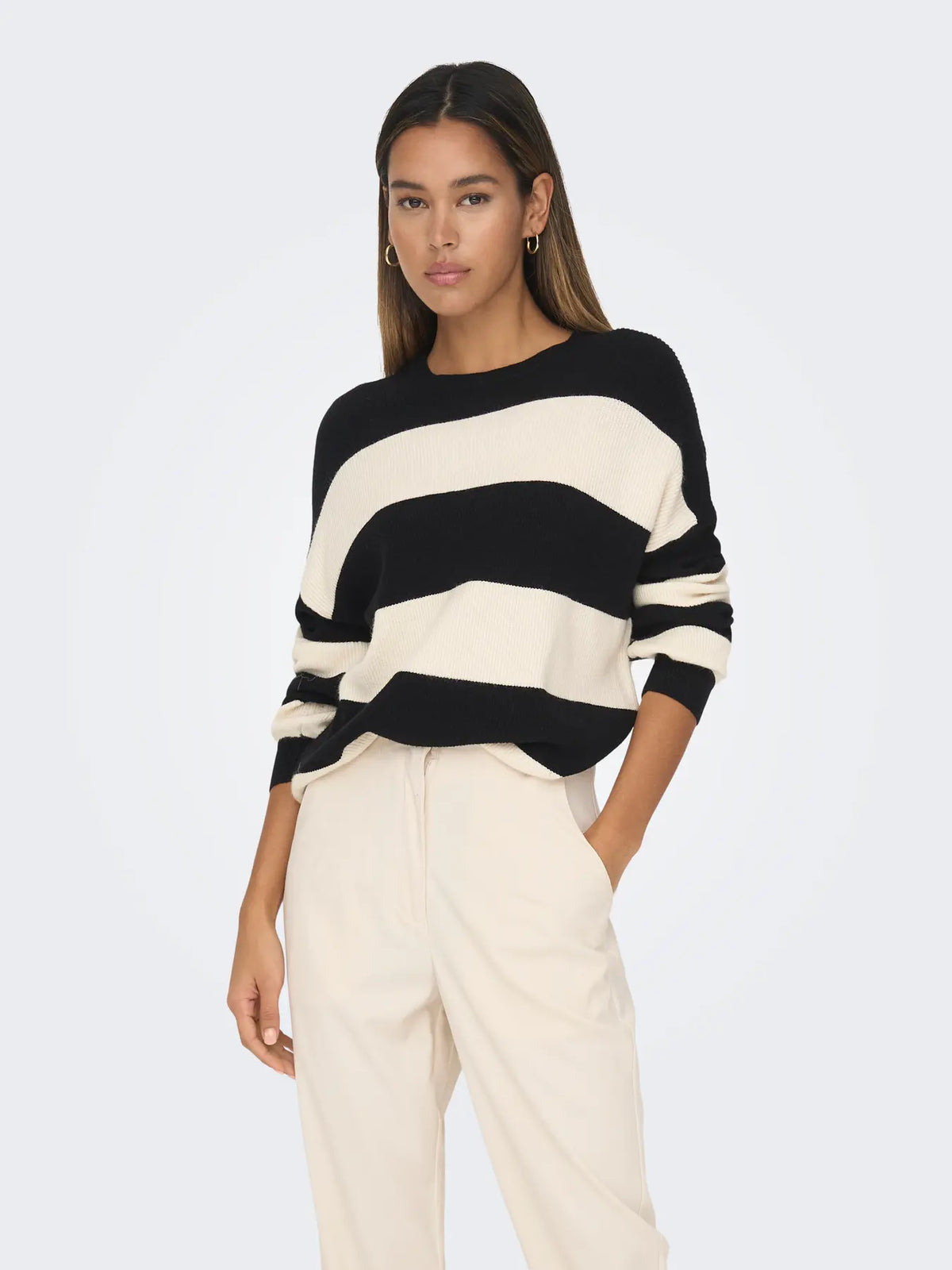 The Atia Stripe Pullover – Elle's Boutique