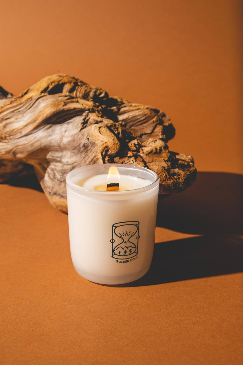 The Golden Hour Candle - Cashmere, Cedarwood