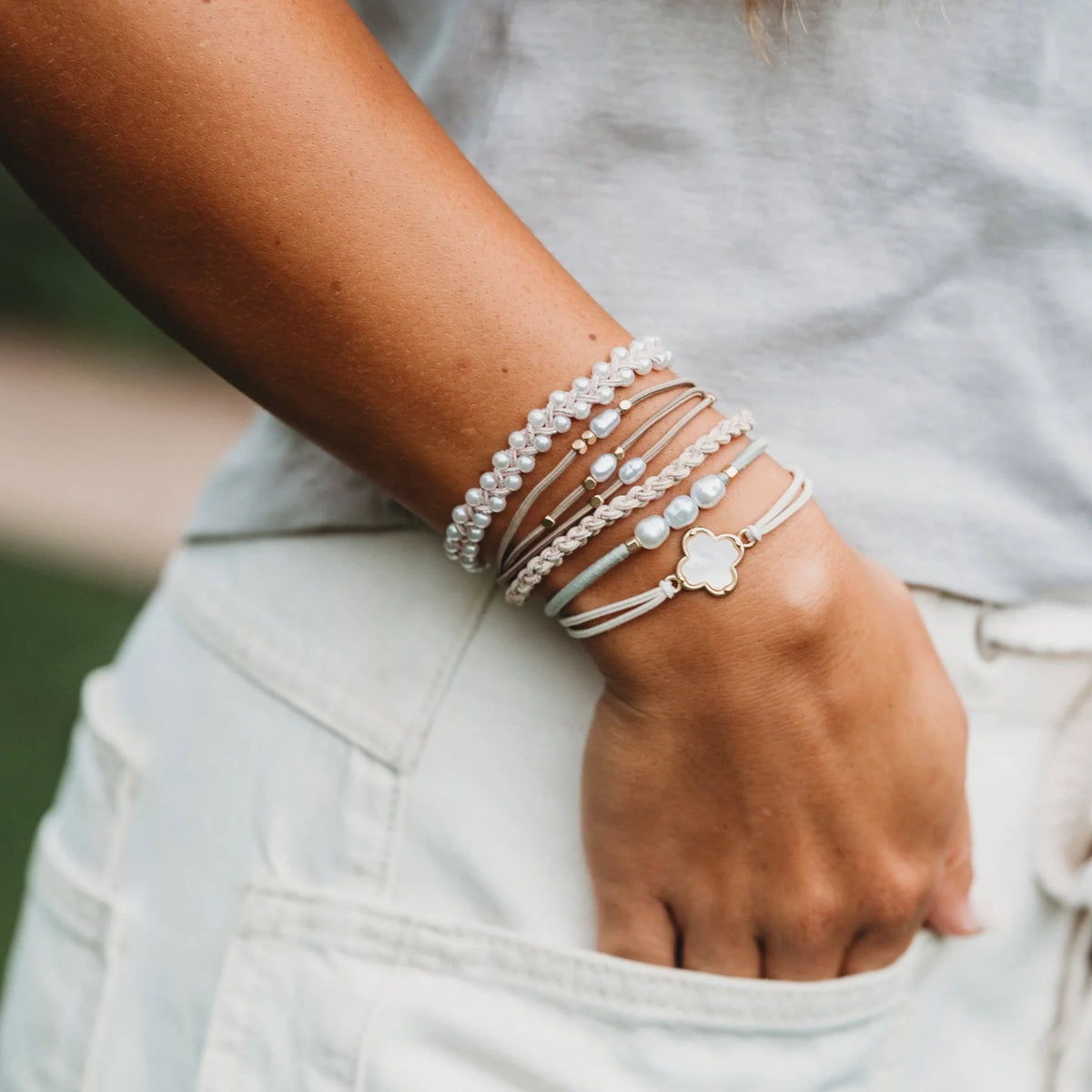 The Glimmer Hair Tie Bracelets