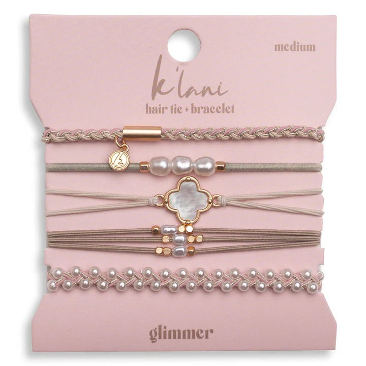 The Glimmer Hair Tie Bracelets