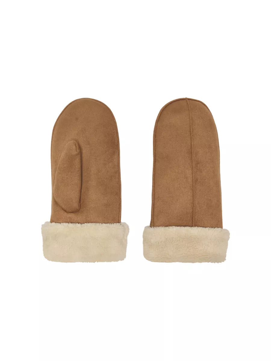 The Nicki Faux Suede Mittens