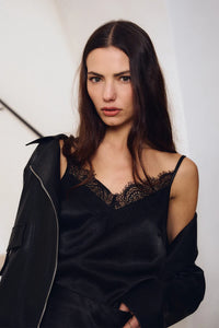The Ava Lace Satin Cami