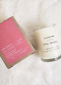 The Pink Mimosa Candle