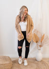 The Arielle Cardigan Pink Martini x Elle's