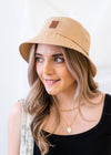 The Vegan Leather Patch Bucket Hat