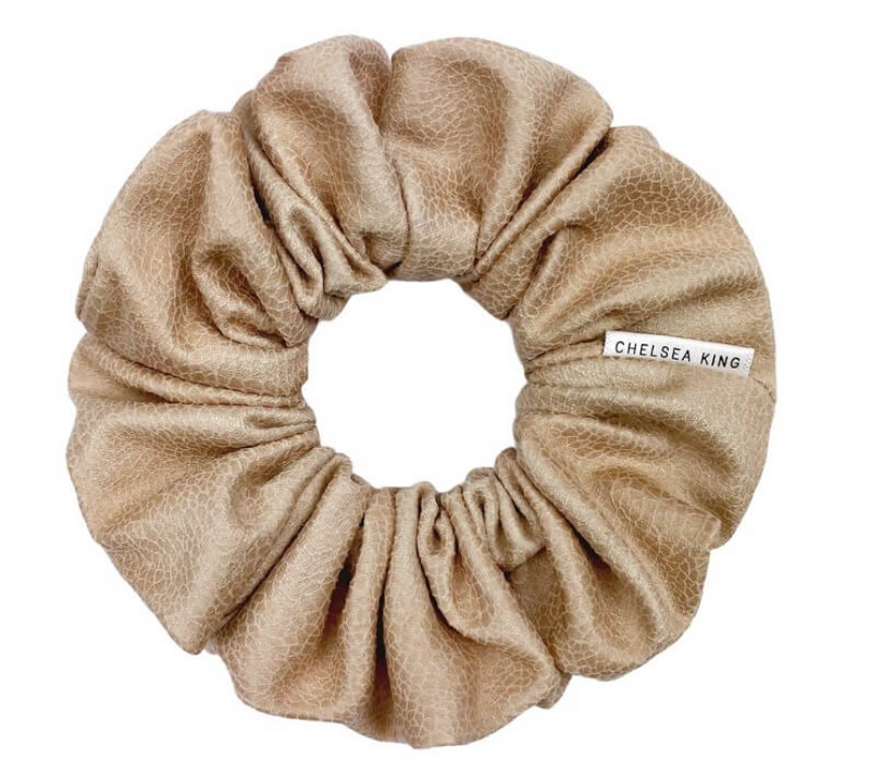 The Classic Faux Leather Scrunchie